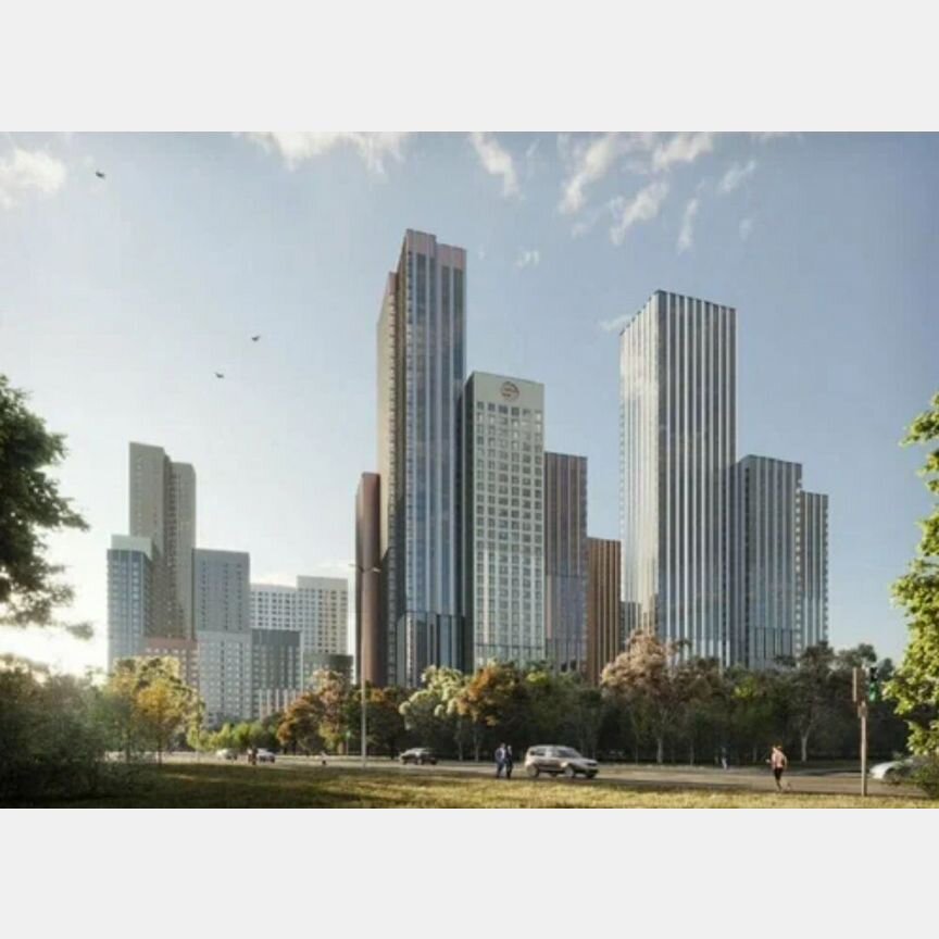 Квартира-студия, 33,5 м², 5/43 эт.