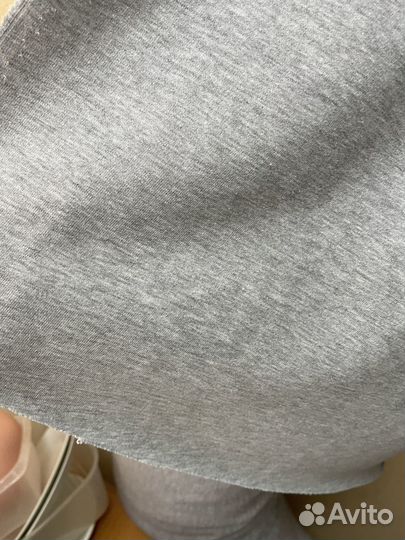 Футер серый меланж