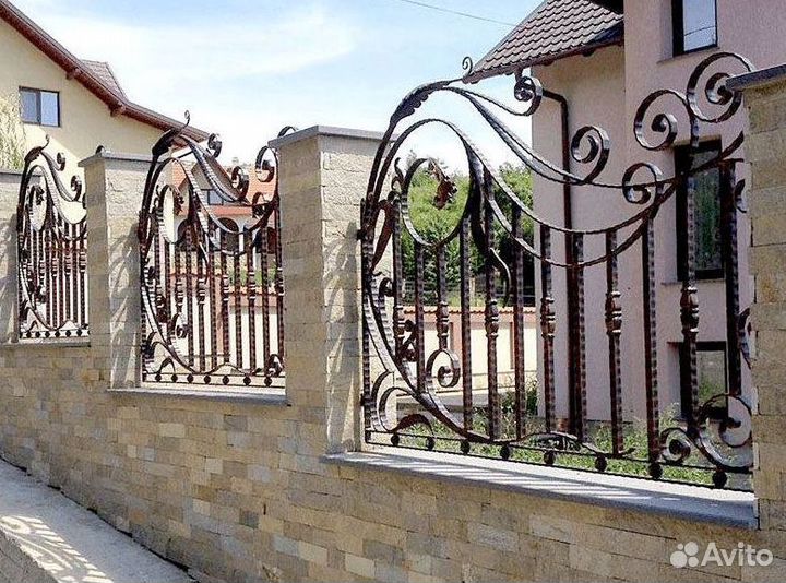 Забор металлический сварной