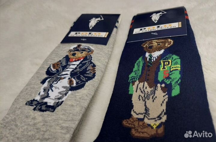 Носки ralph lauren с мишкой