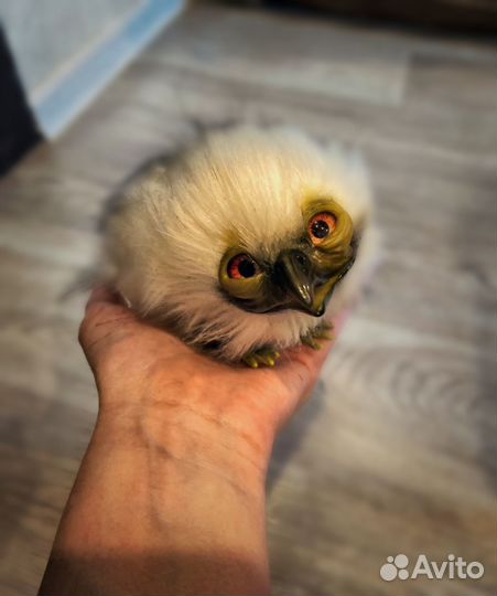 Кукла ручной работы. Птенец