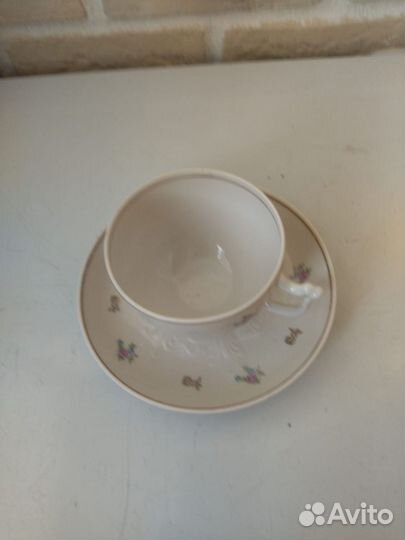 Чашка с блюдцем винтаж