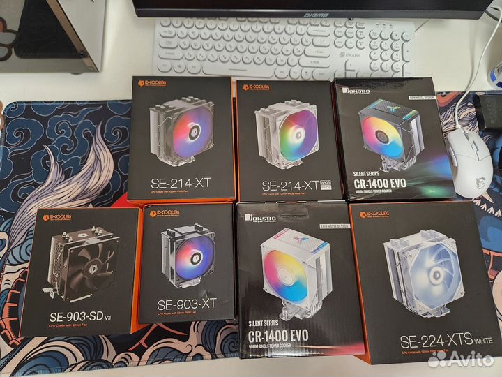 Новый башенный кулер для процессора 180W
