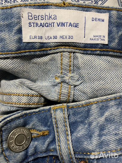 Джинсы мужские bershka straight vintage