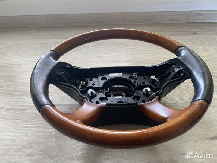 Руль mecedes w221 с подогревом дерево