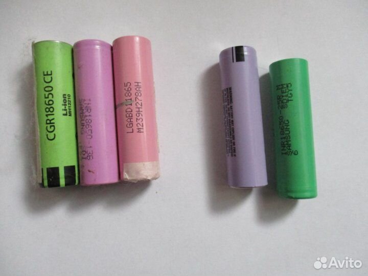 Аккумуляторы протестированные 18650 б/у