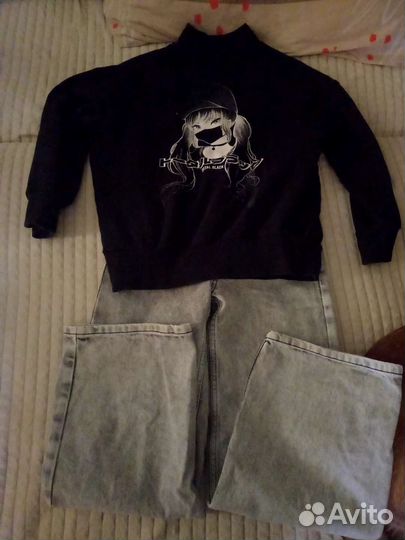 Детские вещи пакетом для девочек 134 140