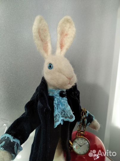 Игрушка Белый Кролик (handmade)