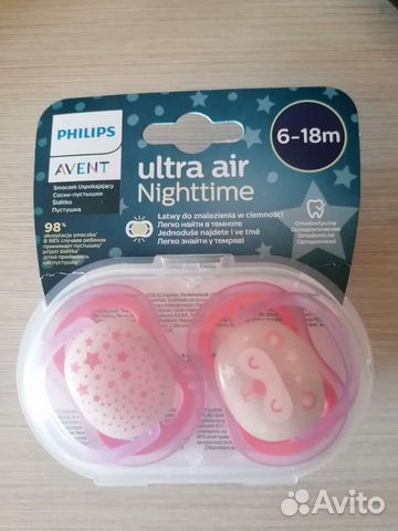 Соска-пустышка avent 6-18