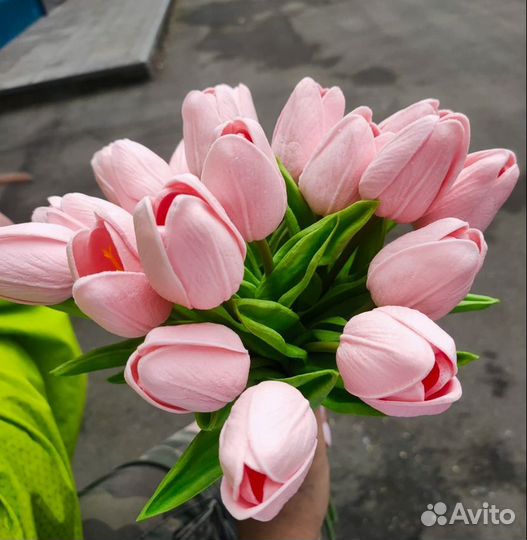 Тюльпаны из латекса