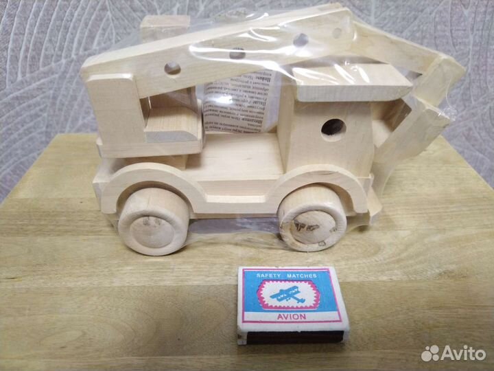 Игрушки из дерева, не крашеные 3шт