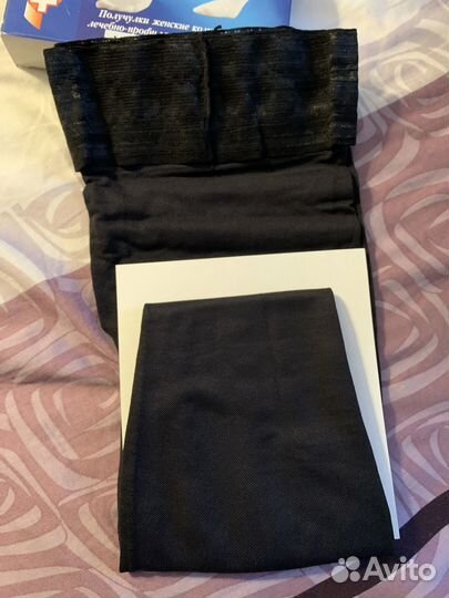 Компрессионные чулки 2 класс 2 размер черные