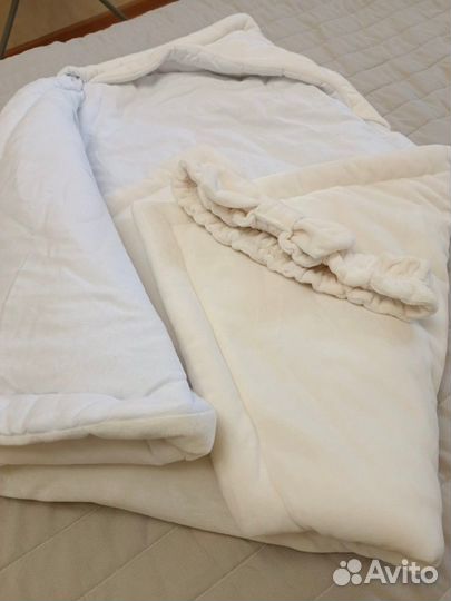 Конверт одеяло на выписку осень, весна, лето