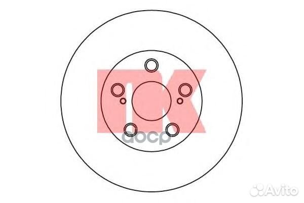 204572 Диск тормозной toyota carina E 1.6-2.0 9