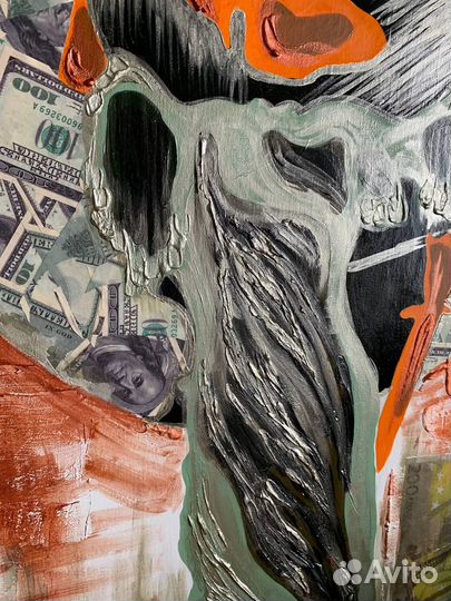 Картина акрилом на холсте