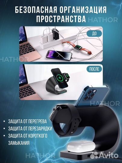 Зарядка на iPhone 4в1