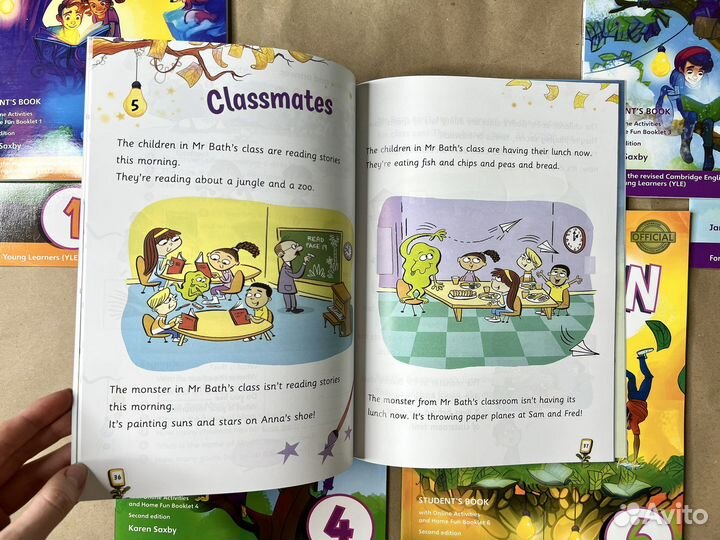 Storyfun Second edition 1,2,3,4,6 новые