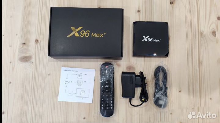 Смарт тв-приставка X96 max Plus, 4/32GB (новые)