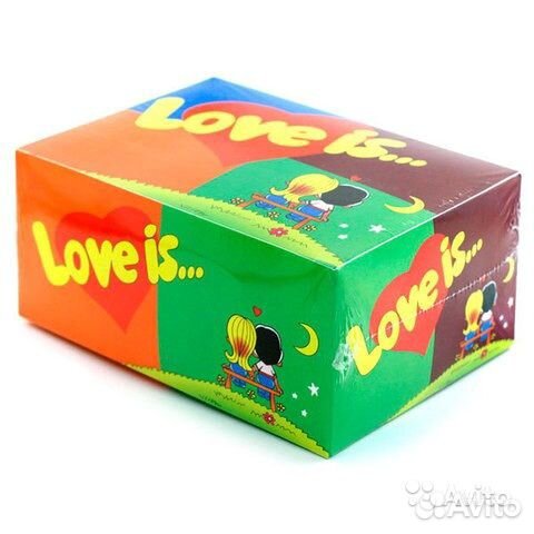 Блок жвачек Love is 