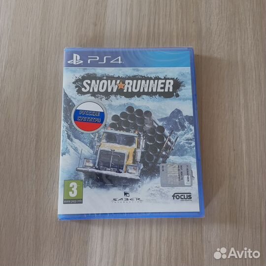 Snowrunner ps4 новый, запечатан