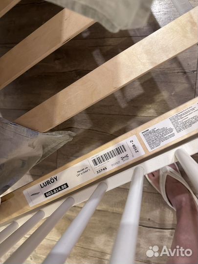 Детская кровать IKEA с матрасом