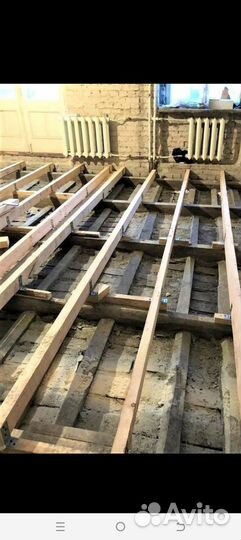 Ремонт полов любые сложности по замену венцов