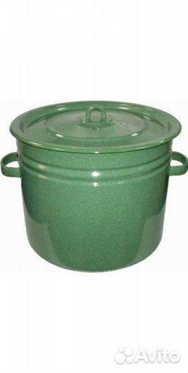 Кастрюля эмалированная СССР новая30 литров