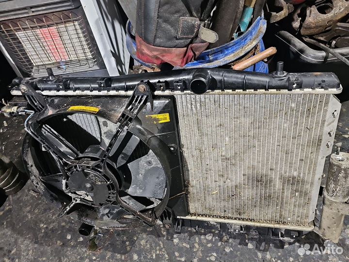Радиатор двигателя Chevrolet Lacetti