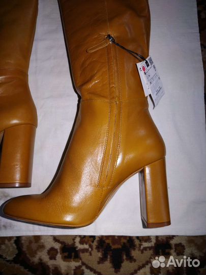 Сапоги трубы zara 38,39,41