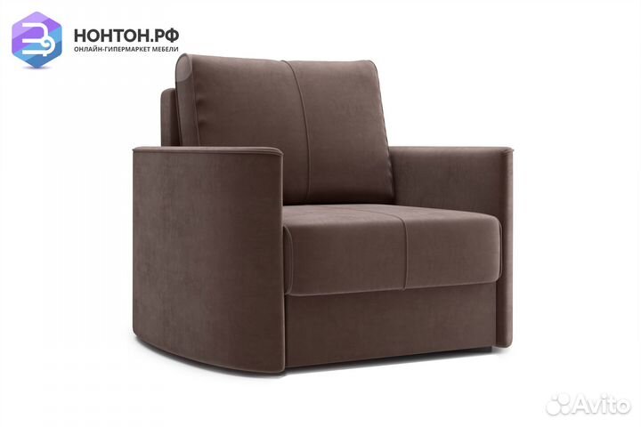 Кресло еврокнижка Колибри коричневое