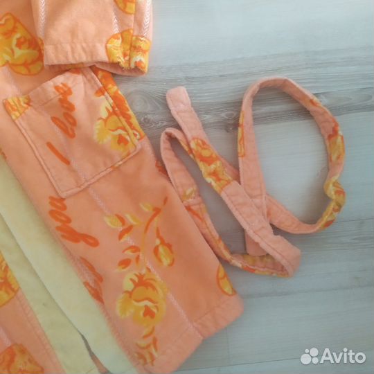 Халат махровый на девочку 150 ростом