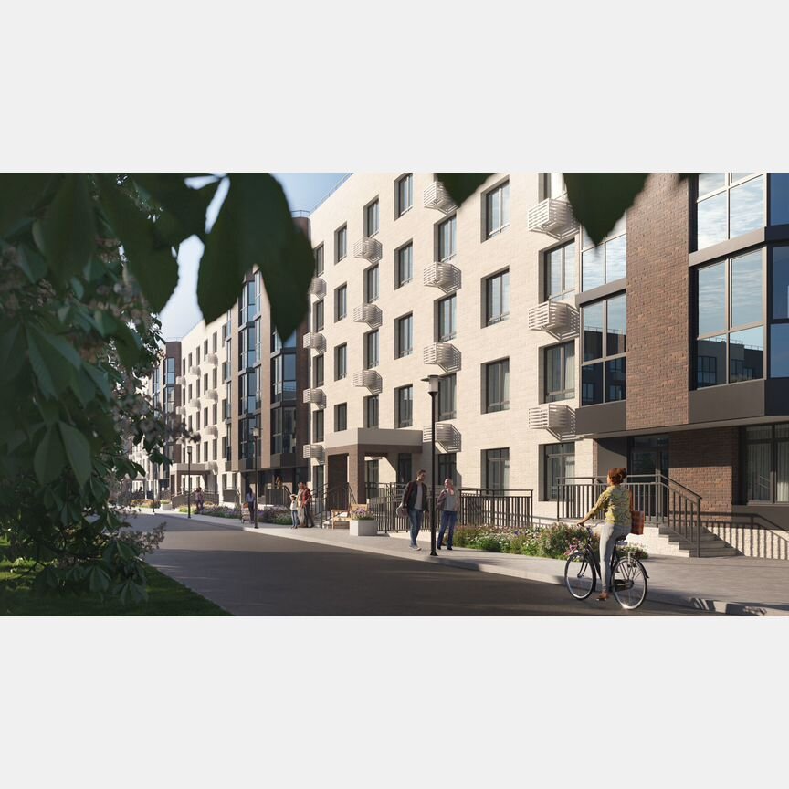 2-к. квартира, 66,4 м², 3/5 эт.