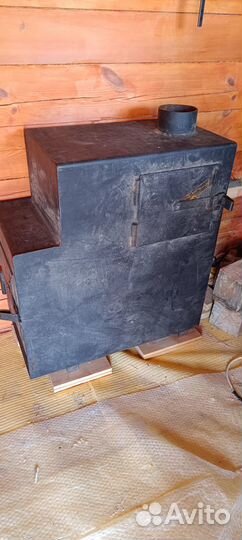 Печь для бани с баком