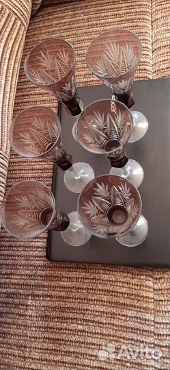 Фужеры хрустальные СССР