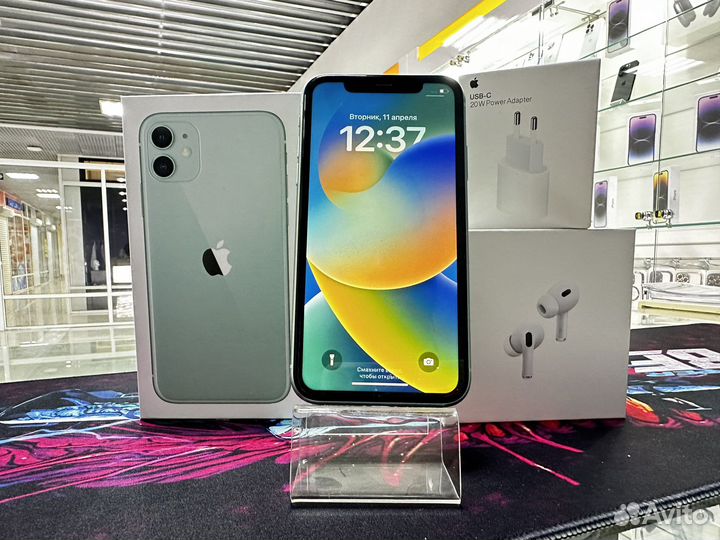 iPhone 11 256Gb Green оригинал идеал