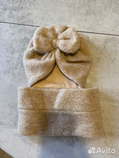 Комплект для девочки, шерсть, ручная работа