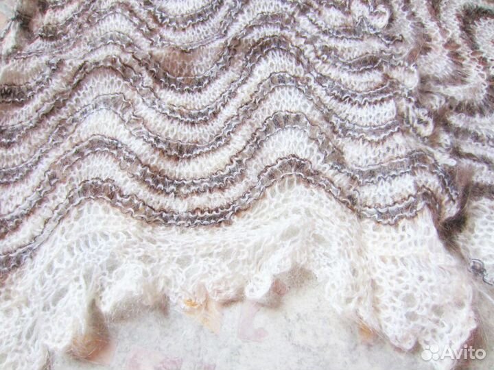 Шарф из натурального пуха