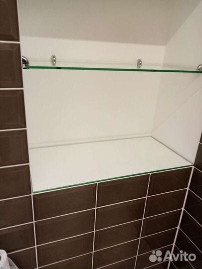 Стеклянные полки по вашим размерам и эскизам