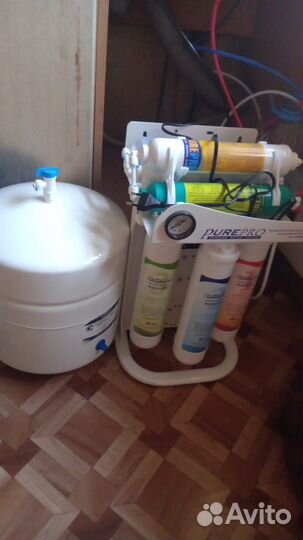 Установка фильтра для воды под мойку