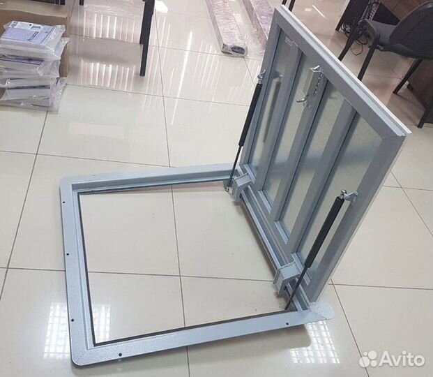 Люк в подвал под плитку