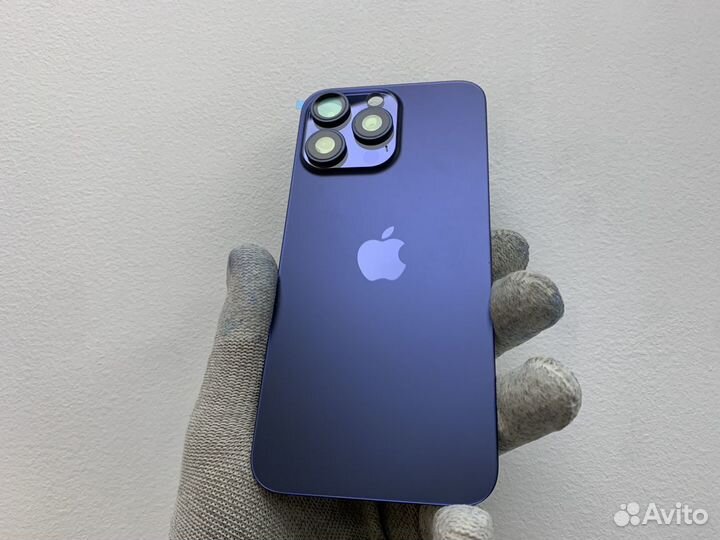 Задняя панель iPhone 15 Pro Max Blue (HQ)