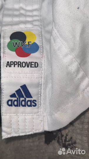 Кимоно для каратэ детское adidas размер 130-140