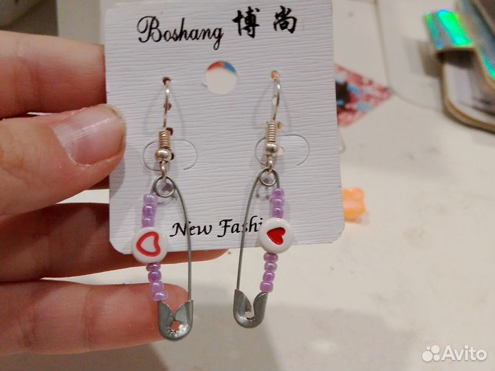 Серги детские