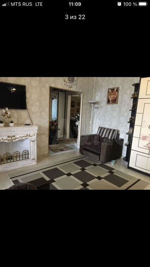 2-к. квартира, 60 м², 4/9 эт.