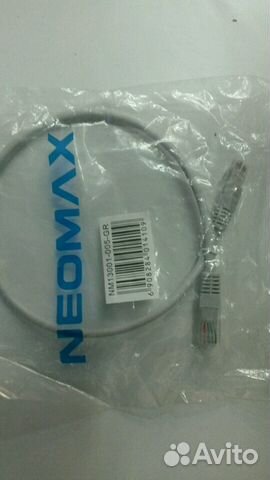 Патч-корд длиной 0.5м, UTP 5e кат. Neomax 