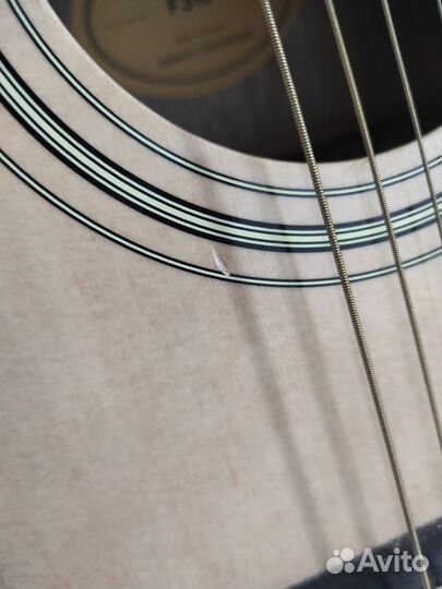 Акустическая гитара yamaha f310 бу + чехол