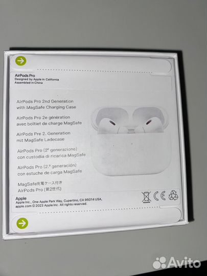 Беспроводные наушники apple airpods pro 2