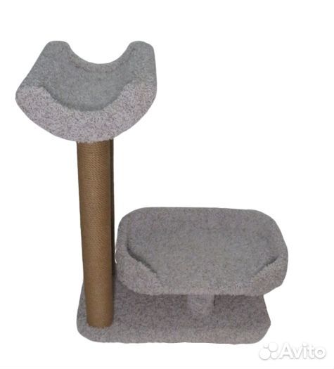 Когтеточка с диванчиком и лежанкой