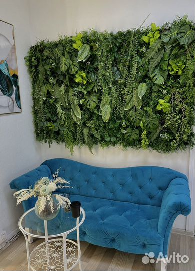 Фитостена из искусственных растений