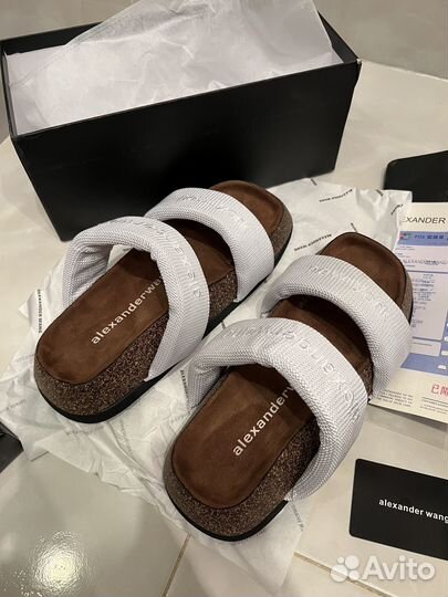 Шлепанцы alexander wang